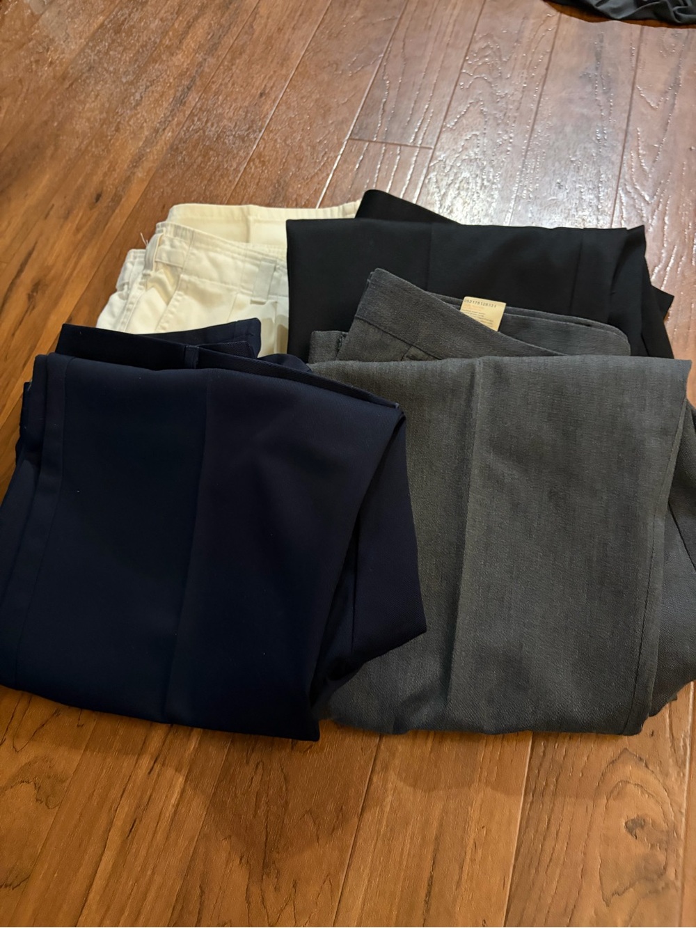 Men’s Dockers Mixed Dress Pants Bundle - Black, Navy, Gray, White